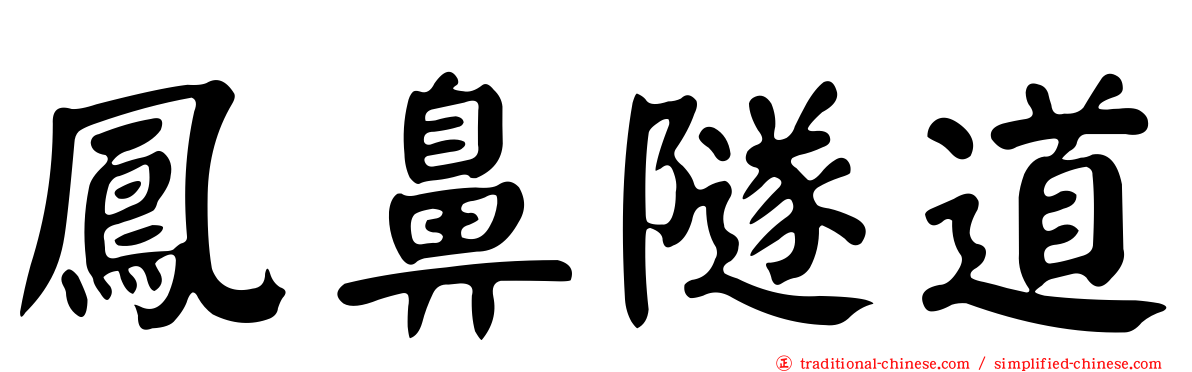 鳳鼻隧道