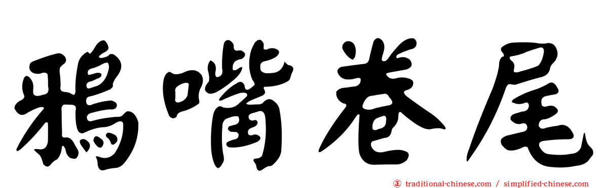 鴉嘴卷尾