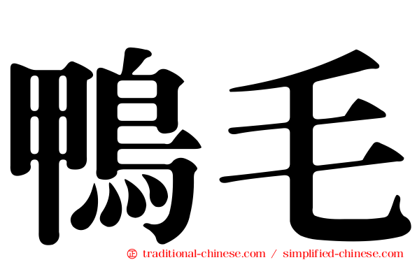 鴨毛