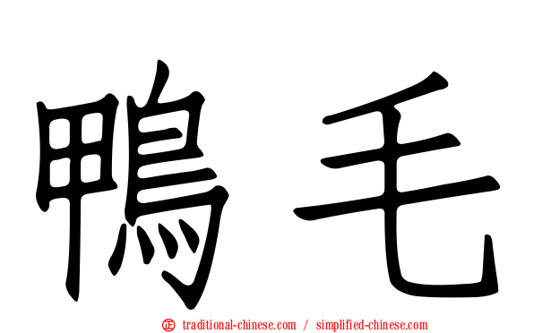 鴨毛