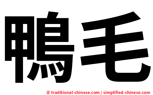 鴨毛