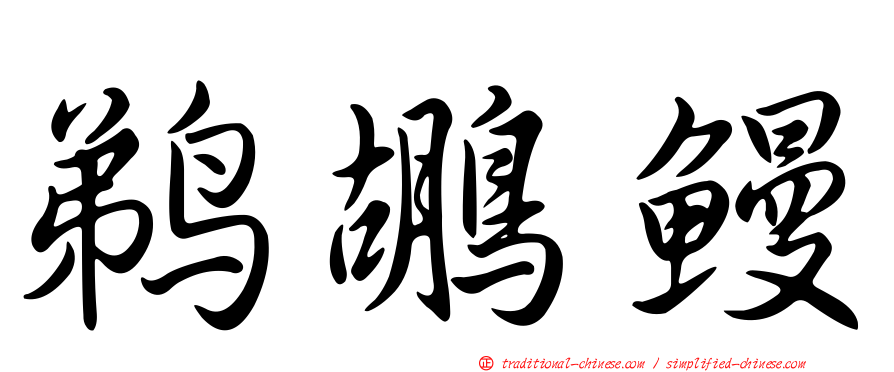 鵜鶘鰻