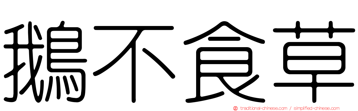 鵝不食草