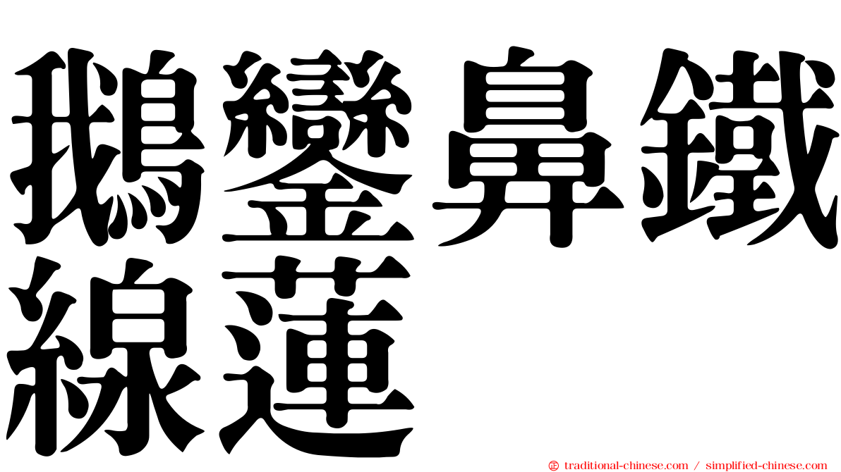 鵝鑾鼻鐵線蓮