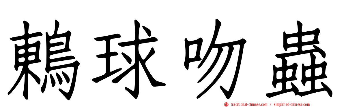鶇球吻蟲