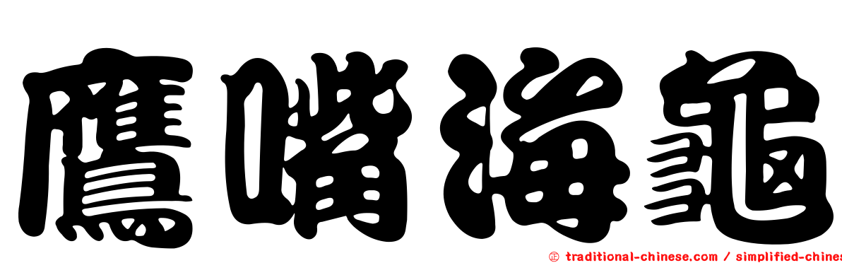 鷹嘴海龜