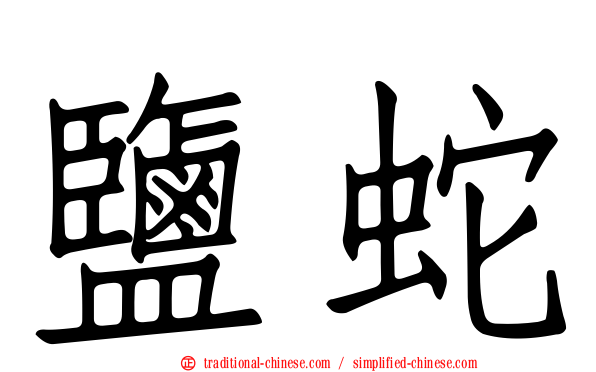 鹽蛇