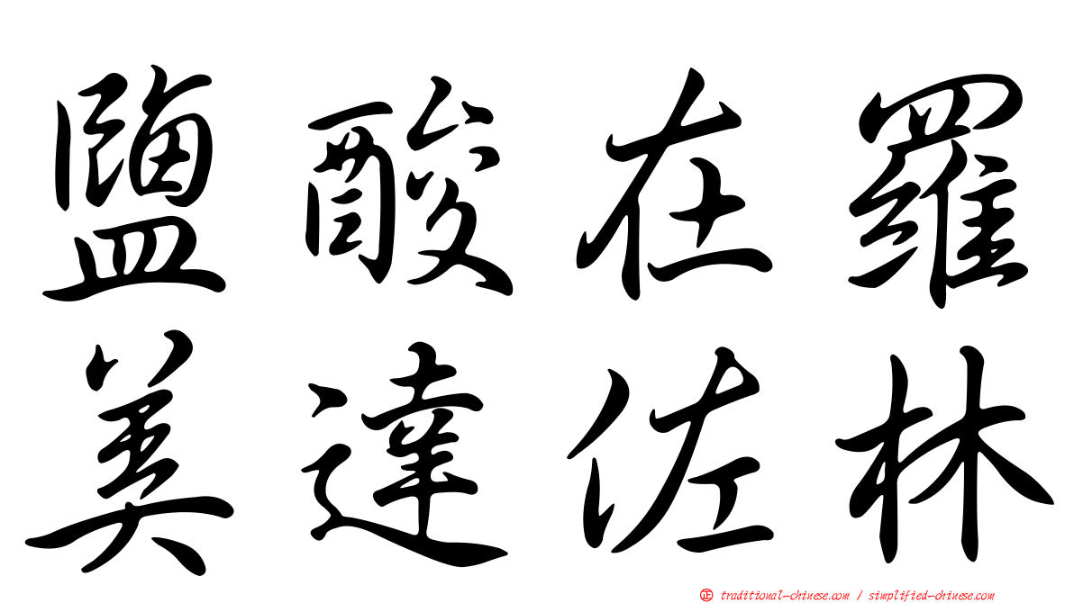 鹽酸在羅美達佐林