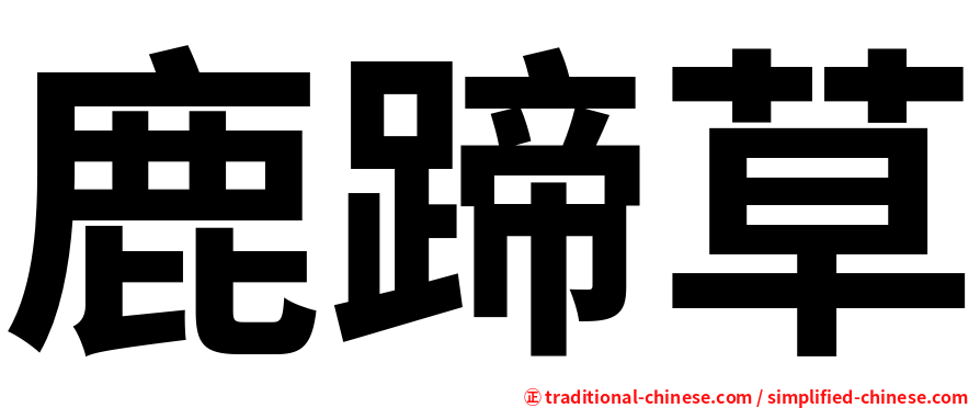 鹿蹄草