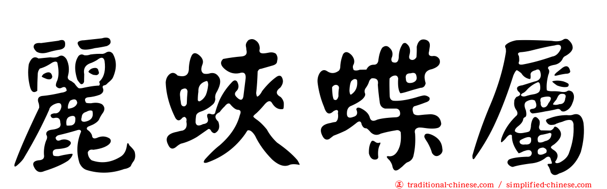 麗蛺蝶屬