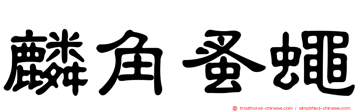 麟角蚤蠅