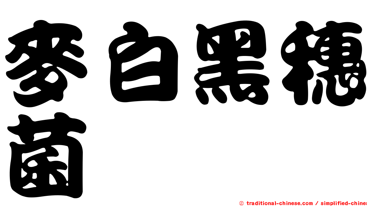 麥白黑穗菌