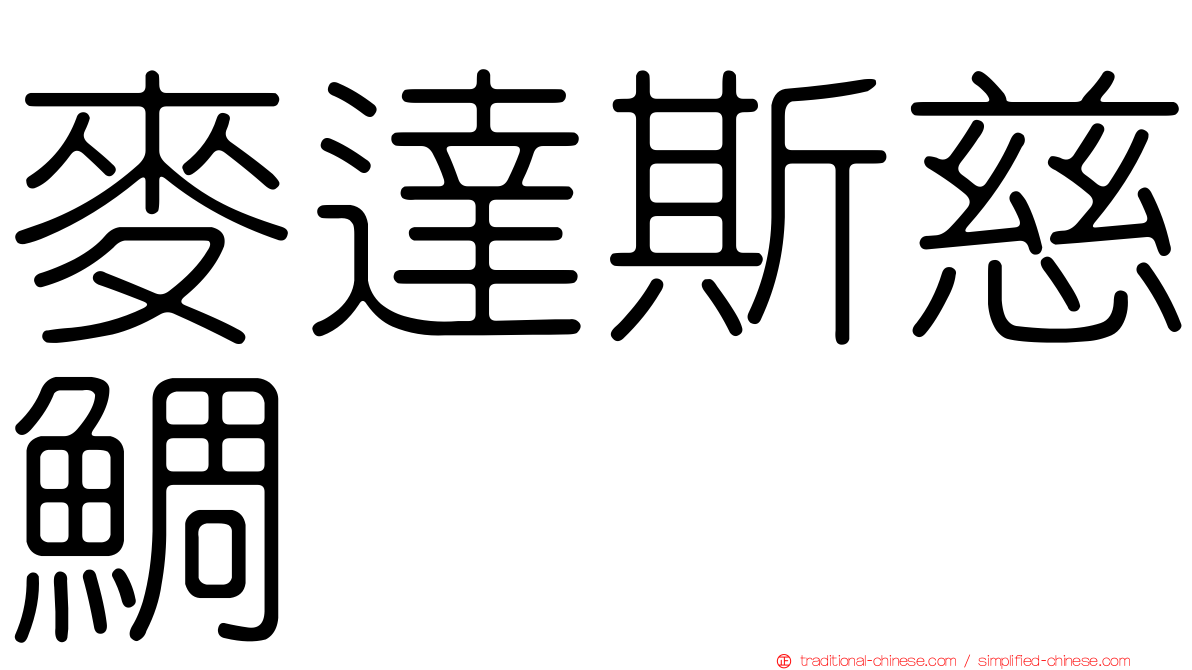 麥達斯慈鯛
