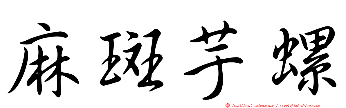 麻斑芋螺