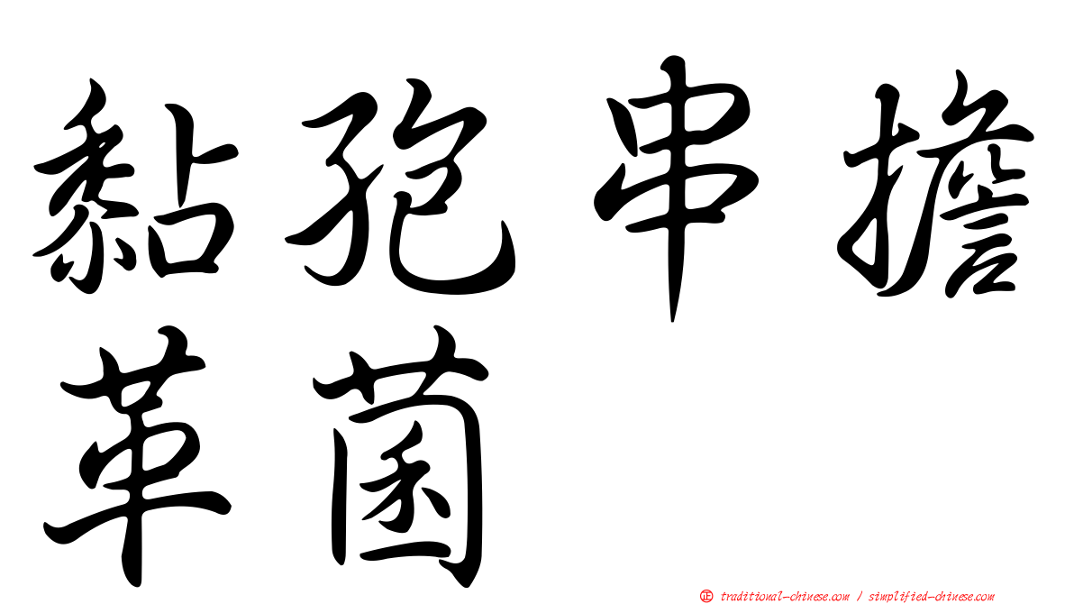 黏孢串擔革菌
