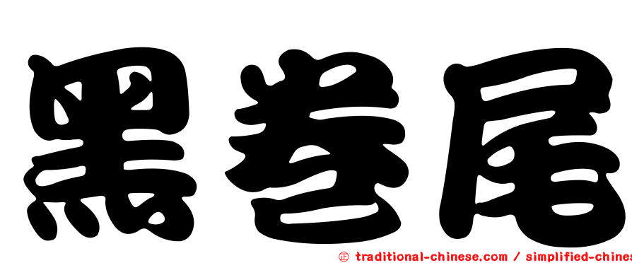 黑卷尾