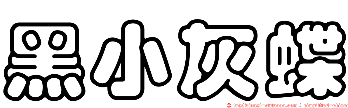 黑小灰蝶