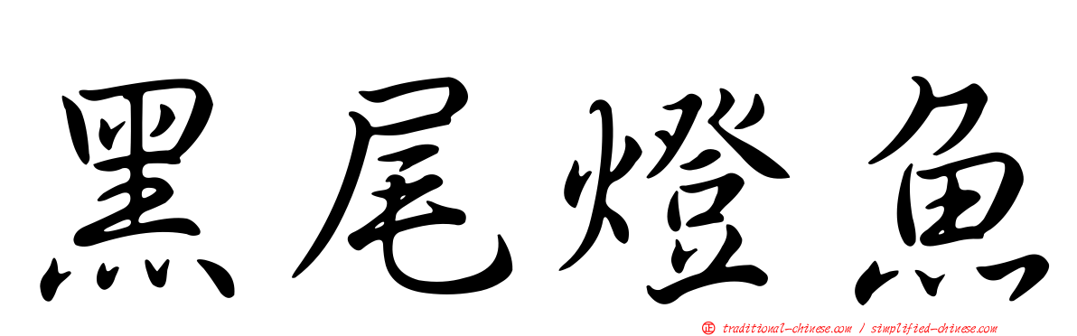黑尾燈魚