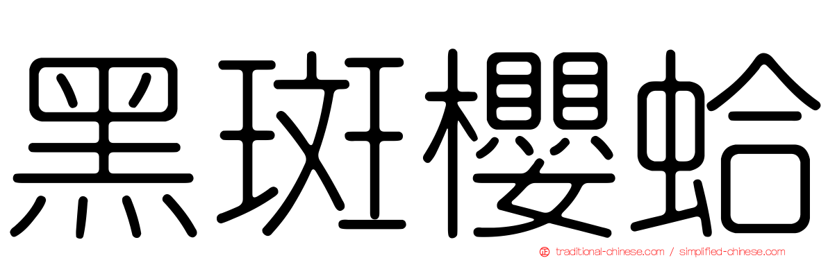 黑斑櫻蛤