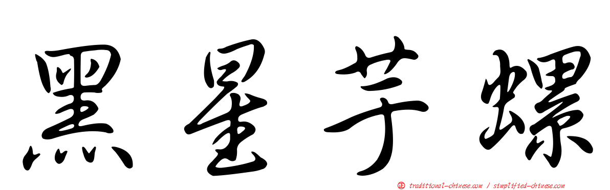 黑星芋螺