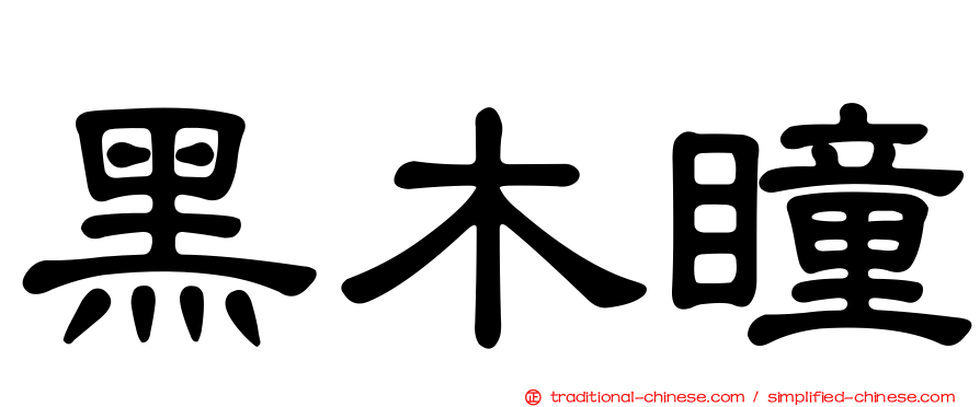 黑木瞳