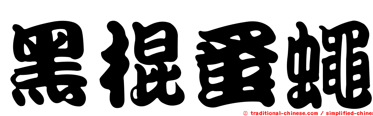 黑棍蚤蠅
