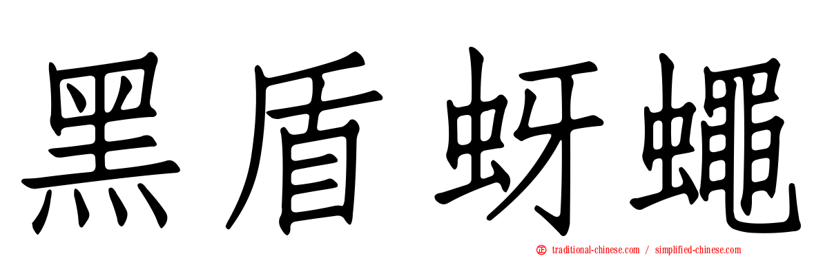 黑盾蚜蠅
