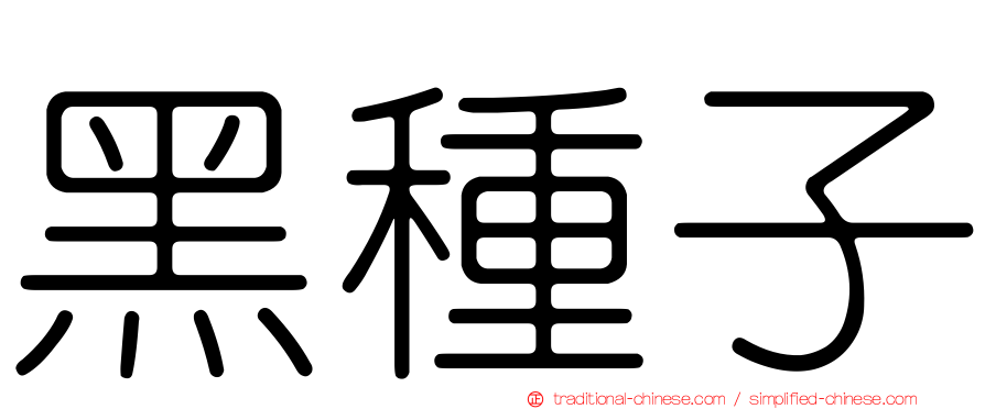 黑種子