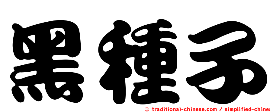 黑種子