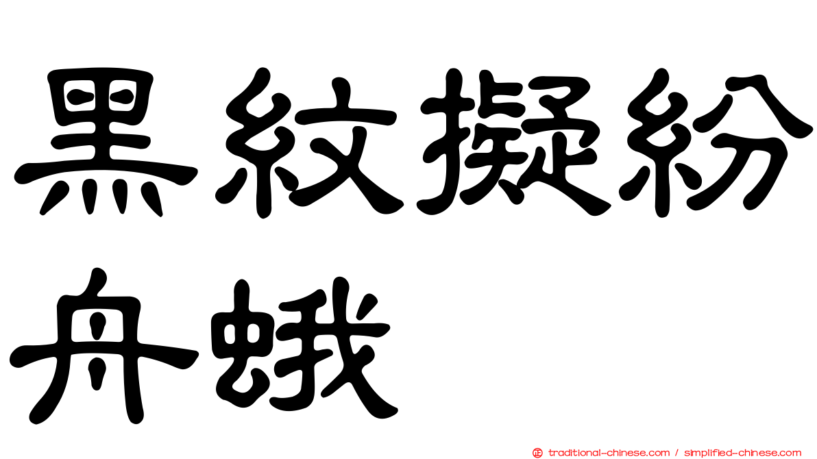 黑紋擬紛舟蛾