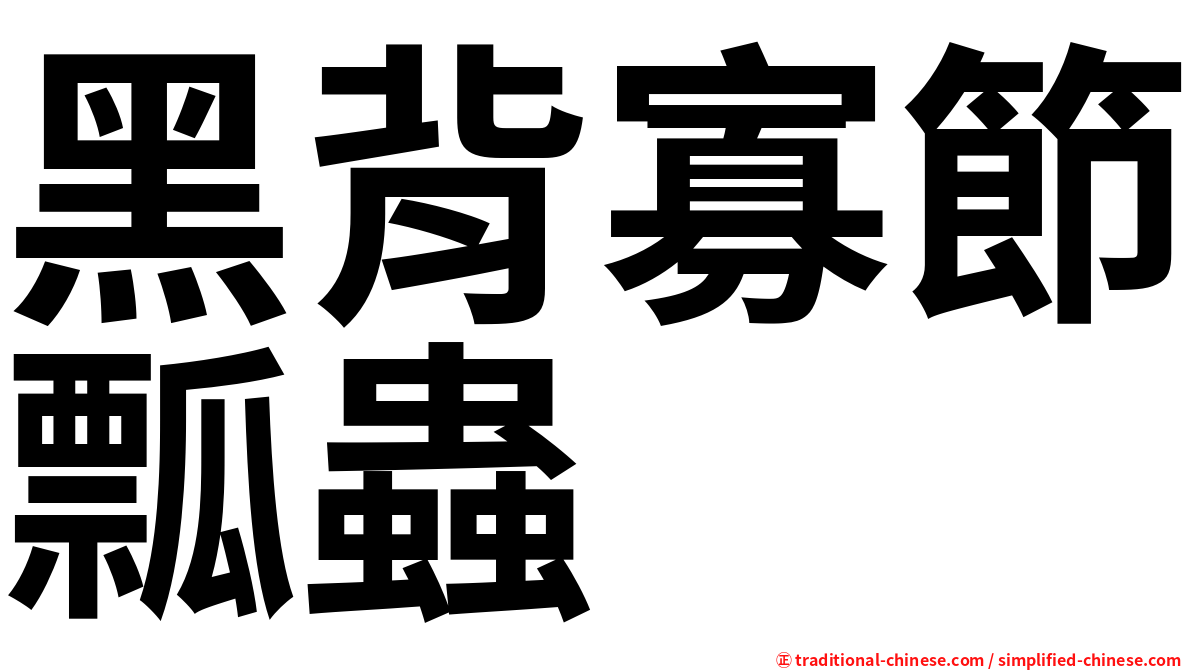 黑背寡節瓢蟲