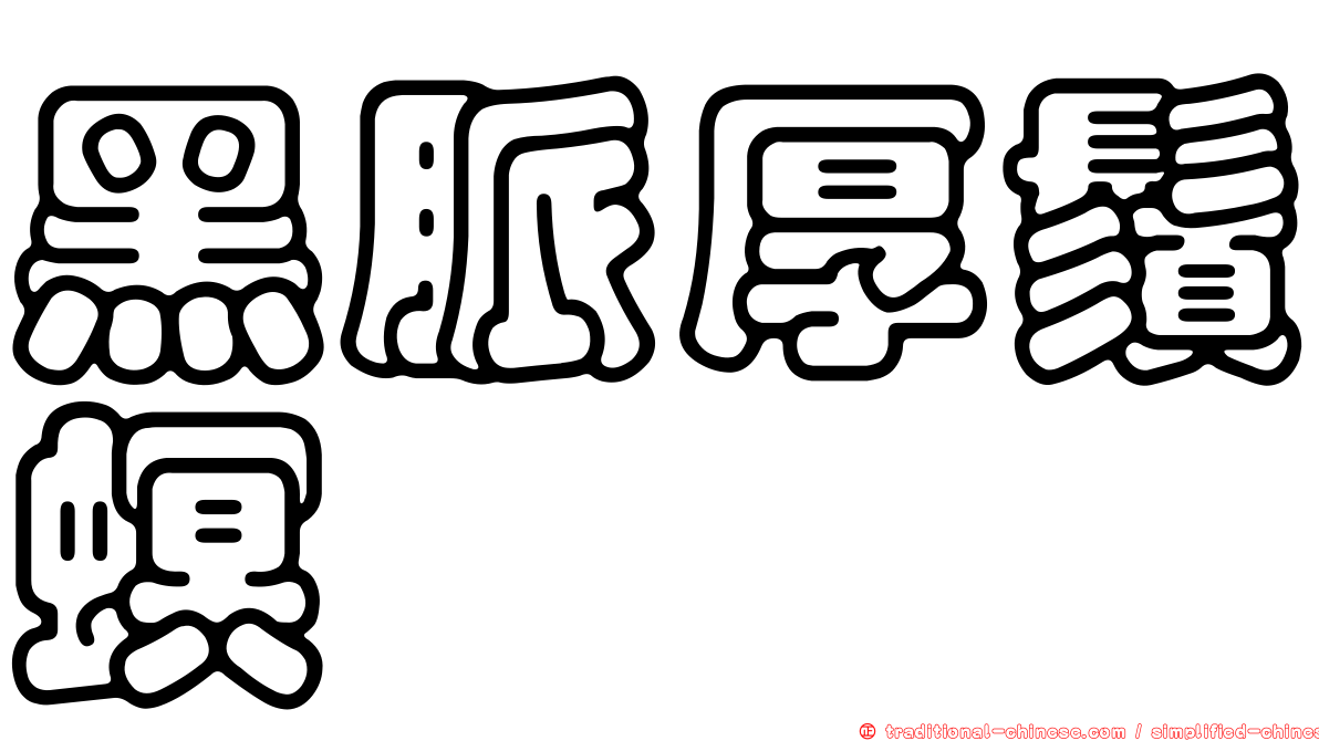 黑脈厚鬚螟