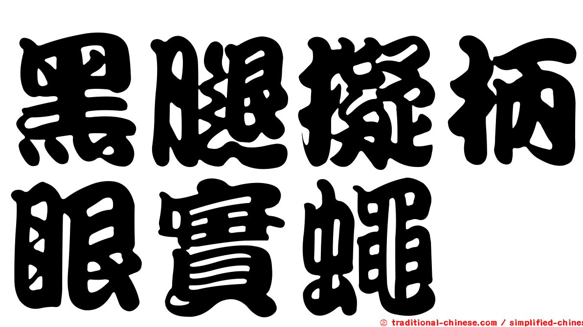 黑腿擬柄眼實蠅
