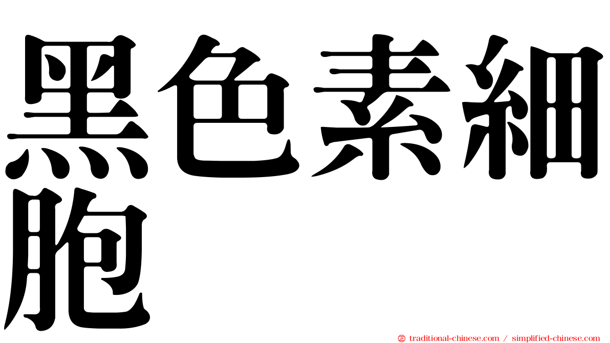 黑色素細胞
