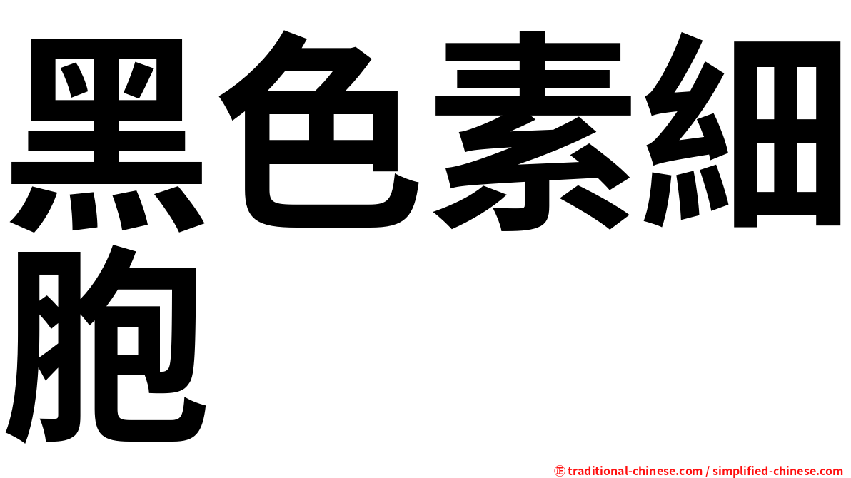 黑色素細胞