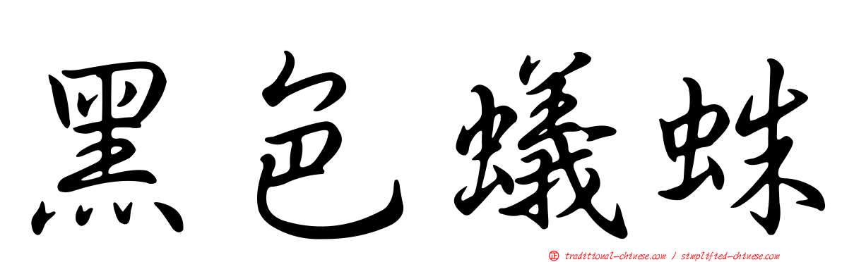 黑色蟻蛛
