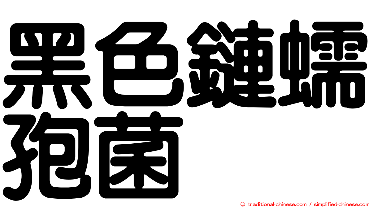 黑色鏈蠕孢菌