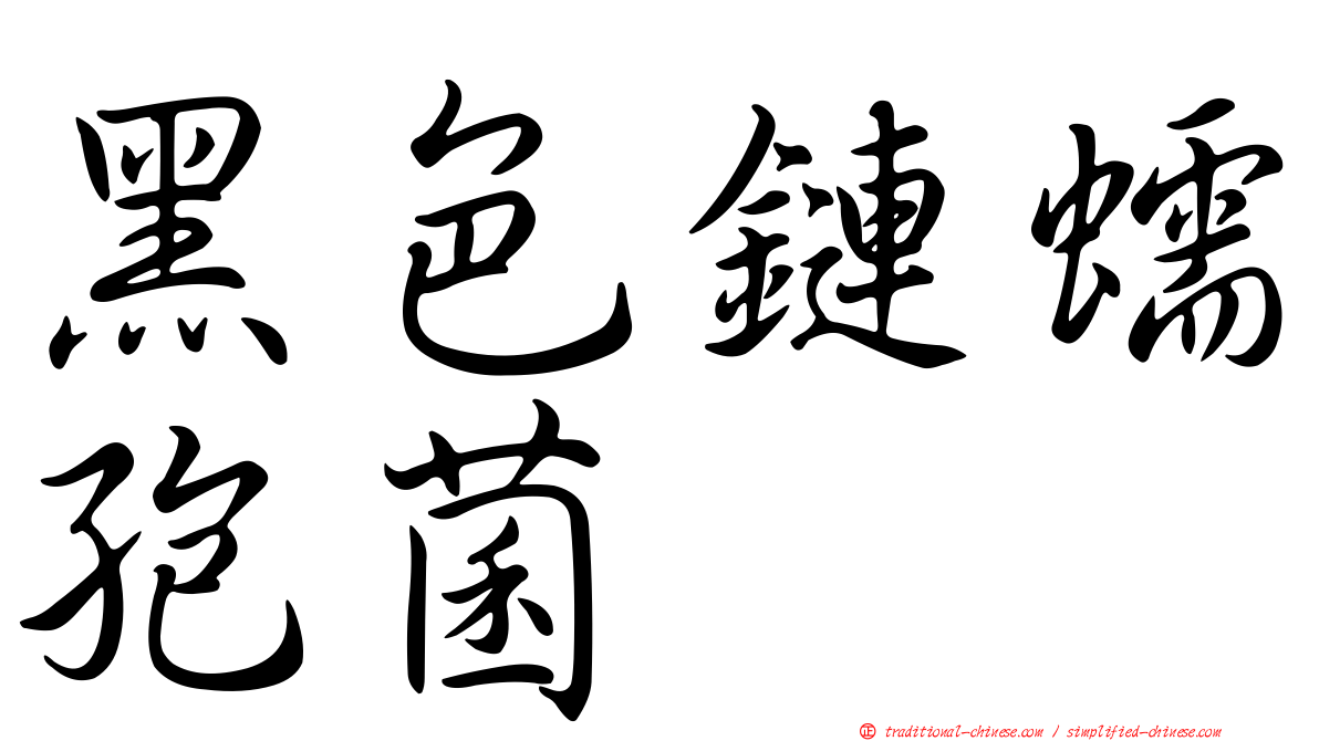 黑色鏈蠕孢菌