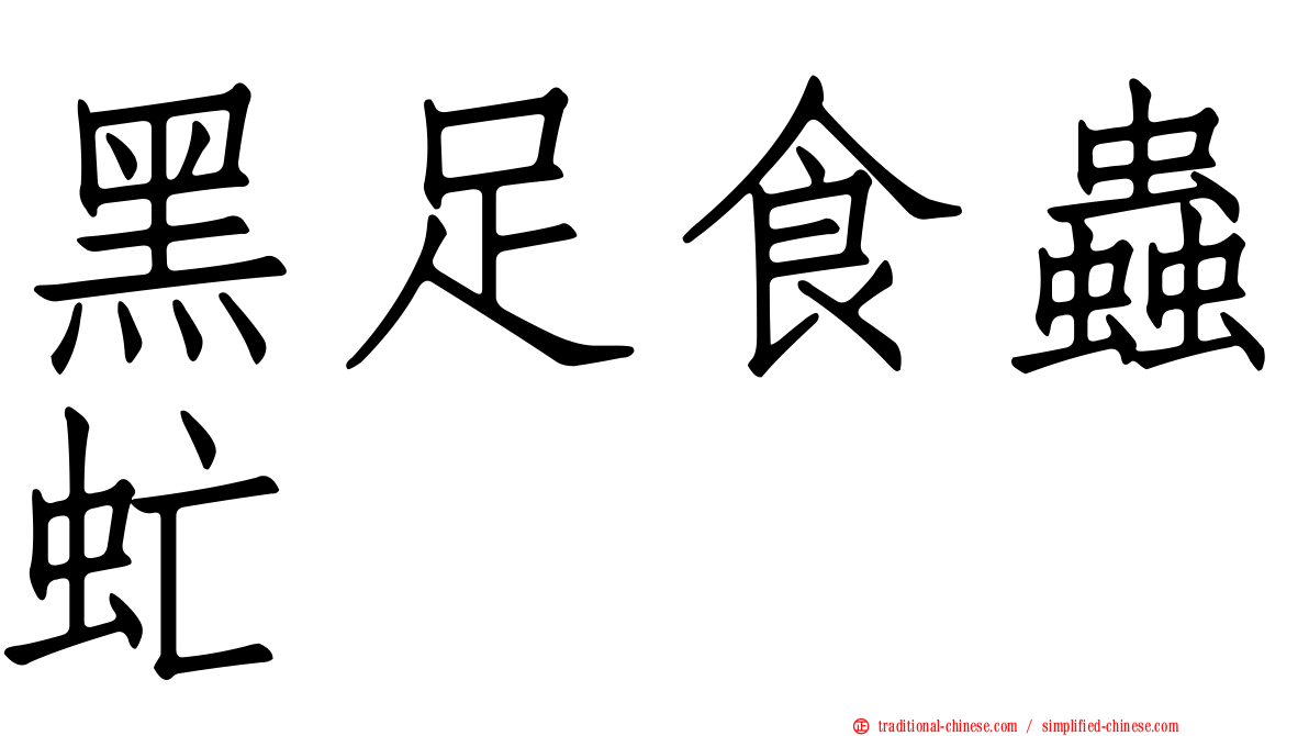 黑足食蟲虻