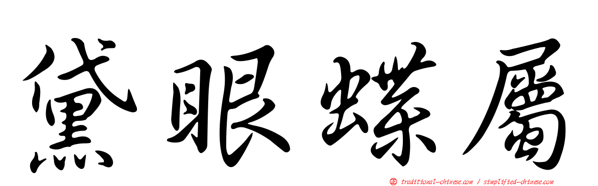 黛眼蝶屬