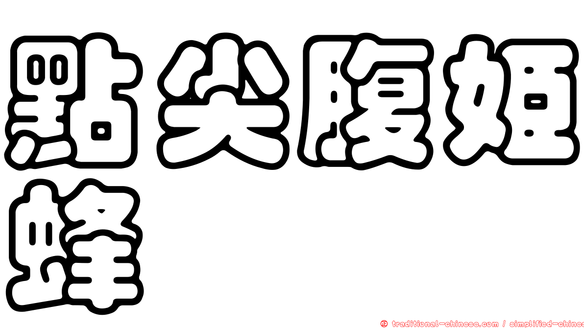 點尖腹姬蜂