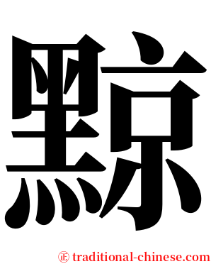黥 serif font