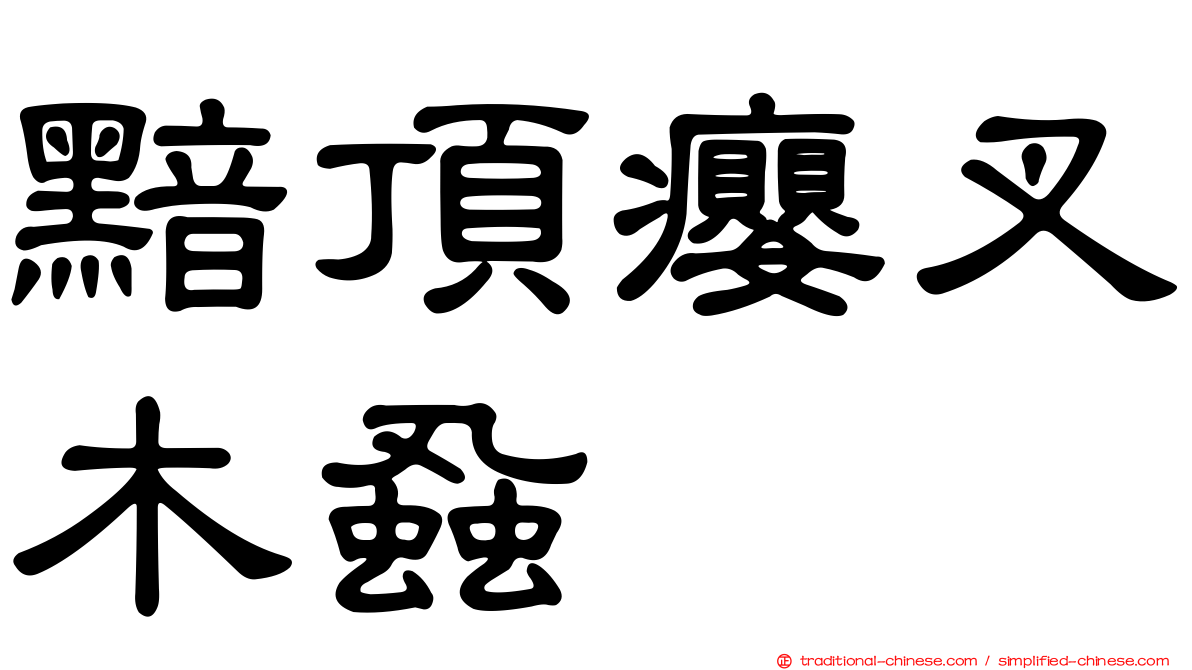 黯頂癭叉木蝨
