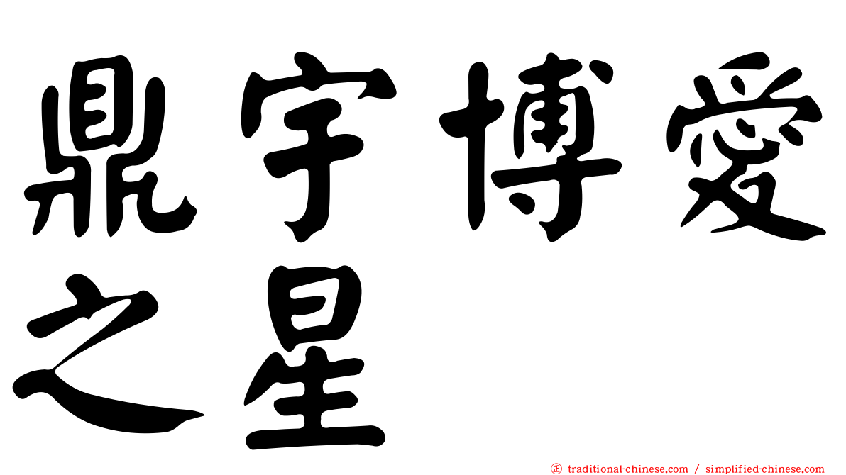 鼎宇博愛之星