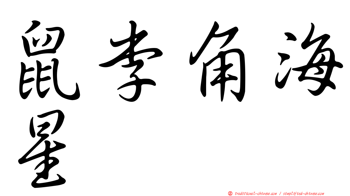鼠李角海星