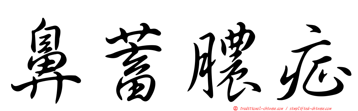 鼻蓄膿症