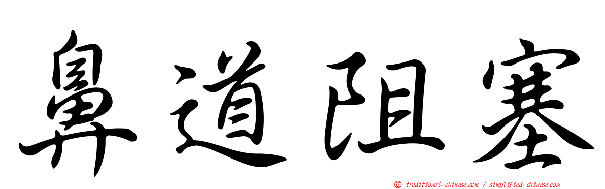 鼻道阻塞