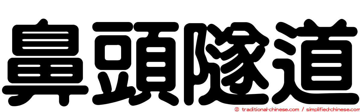 鼻頭隧道