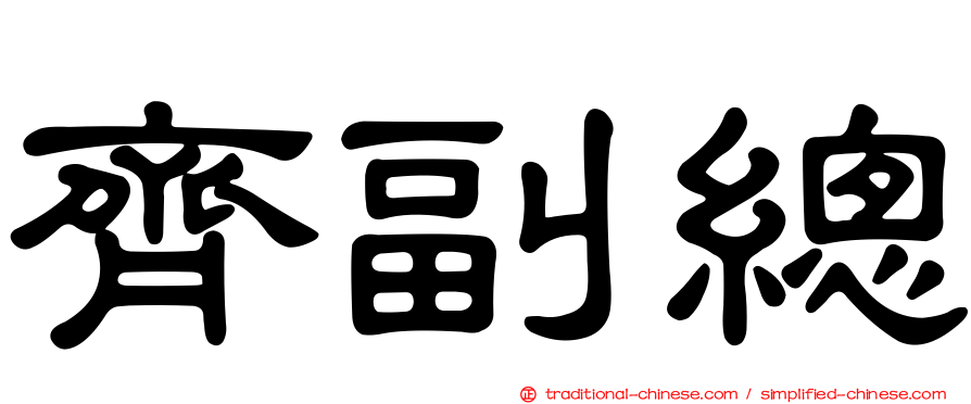 齊副總