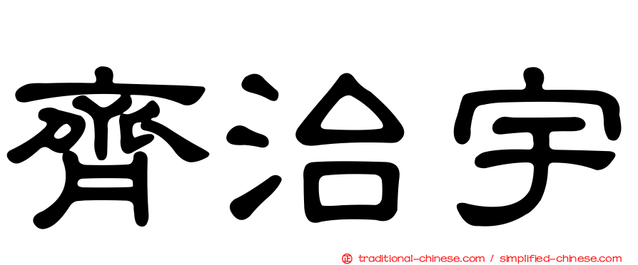 齊治宇